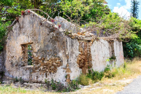 Ruïnes van huis op Iles des Pines — Stockfoto