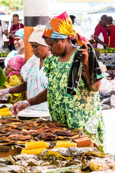 Vendedores en el mercado — Foto de Stock