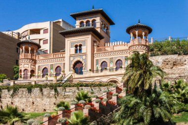 Bir mağribi tarzı villa. 