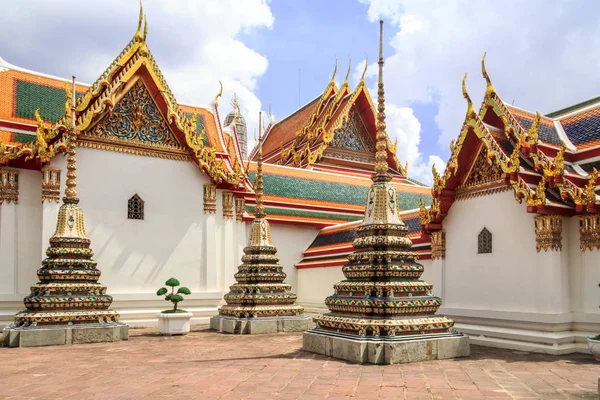 Stupas en Wat Pho — Foto de Stock