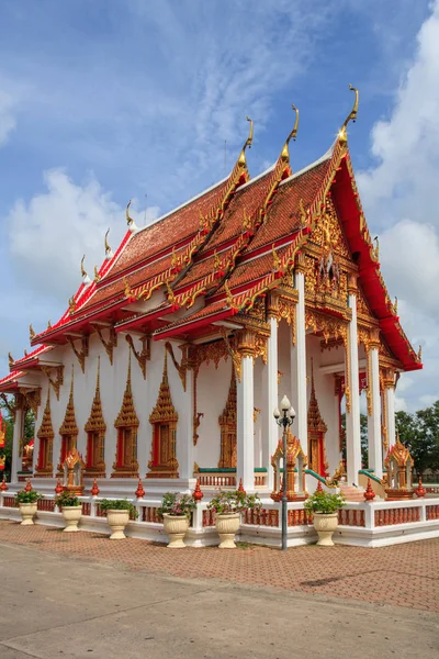 Chalong templo, Phuket, Tailandia, wat — Foto de Stock