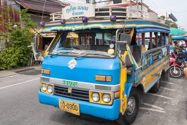 Busstransport i Phuket stad, Thailand — Stockfoto