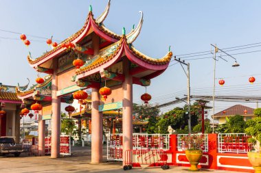 Şehrin merkezindeki Çin tapınağı.. 