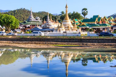 Mae Hong Son, Kuzey Tayland 'da Wat Chong Kham