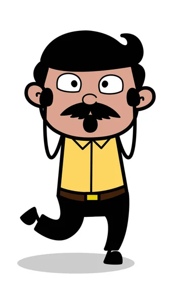 Incrível - Indiano Cartoon Man Pai Vector Ilustração — Vetor de Stock