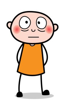 Taciz-karikatür hırsız ceza Guy vektör Illustration