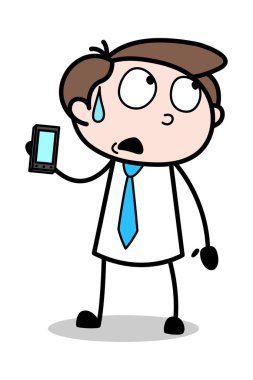 Telefonda Konuşmadan Önce Düşünme - Ofis İşadamı Çalışan Sepeti