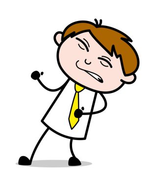 Güç Dolu Çekmeye Çalışmak - Ofis Satış Elemanı Arabası