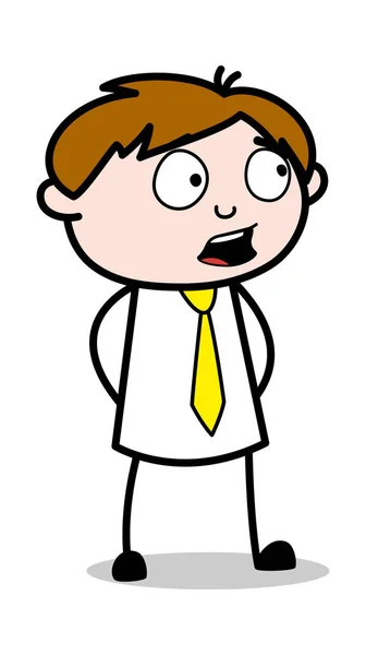 Gossip - Office Salesman Employee Cartoon Vector Illustration��� — Stock Vector
