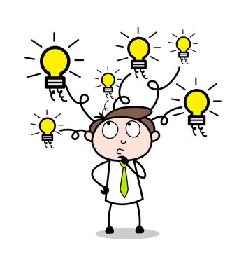 Seçeneği Seçmek Zor - Ofis İşadamı Çalışan Arabası