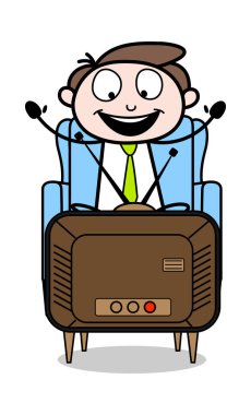 Videoyu İzledikten Sonra Tezahürat - Ofis İşadamı Çalışan Arabası