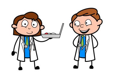 Kadın Doktor Tre için Doktora Tıbbi Ekipman Sunan