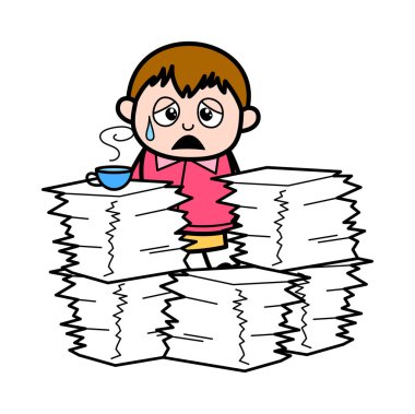 Yorgun Çocuk İşten İçecek Için Çay Having - Genç Sepeti