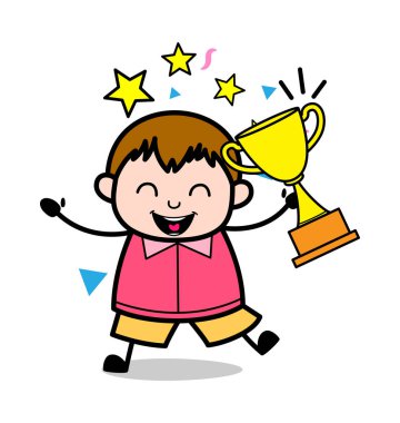 Bir Kupa Holding ve Heyecan başlarken - Genç Karikatür Fat Boy 