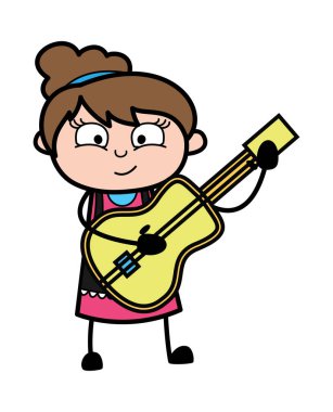 Çizgi Film Güzelleri Gitar Çalıyor