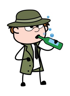 Sarhoş Çizgi Filmi Casus Çizimi