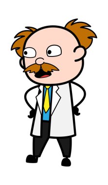 Eller Belde Çizgi Filminde Konuşan Bilim Adamı