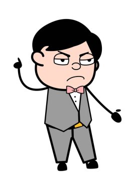 Kızgın Damat Çizgi Filmi Bir elini kaldırdı