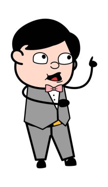 Çizgi film Damat İletişim Çizimi