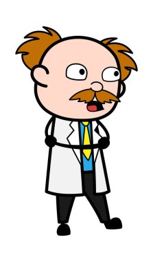 Kolları Katlanmış Bilim Adamı Çizgi Filmi Konuşuyor