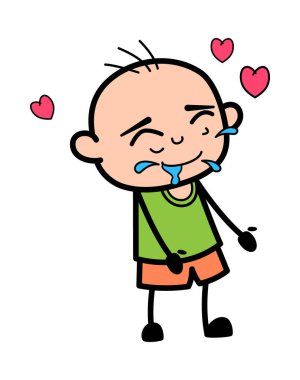 Kel Çocuk Çizgi Filmi Aşık Salyaları akıtıyor