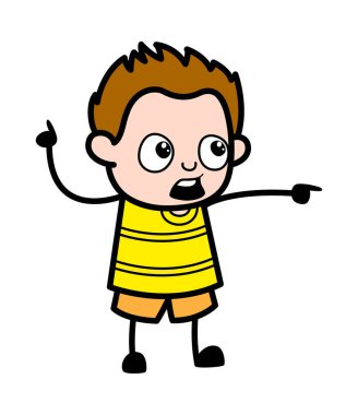 Genç Çocuk Çizgi Filmi Suçlamak