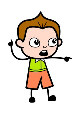 Suçlu Öğrenci Çizgi Film Çizimi