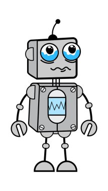 Çizgi Robot Ağlayan Çizgi Roman