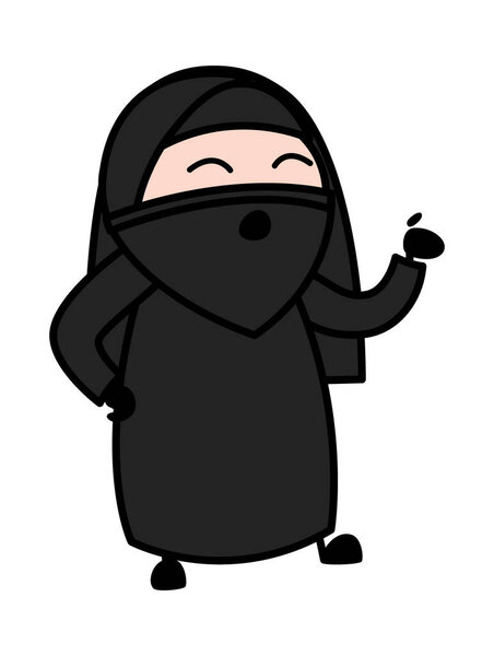 Мультфильм "Женщина-мусульманин"