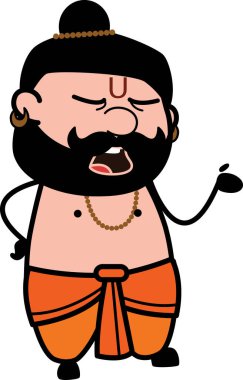 Pandit Konuşan Gülünç Yüz Çizgi Filmi