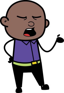 Kel Siyah Adam Gülünmeyen Yüz Çizgisi Filmi