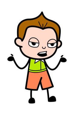 Öğrenci Konuşan Çizgi Film Çizimi