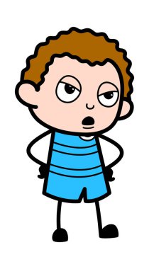 Çizgi Filmci Çocuk Dinleme Çizimi