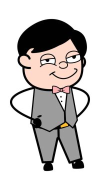 Eller belde Çizgi Film Damatı