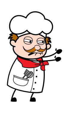 Sinirli iş adamı karikatür çizimi