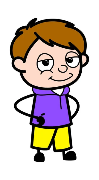 Mani Vita Cartoon Boy — Vettoriale Stock
