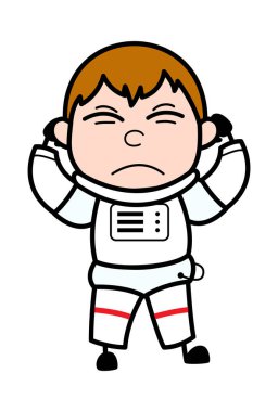 Kulaklıklı Astronot Çizgi Filmi