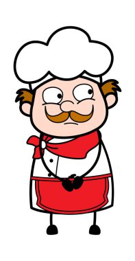 Utangaç İş Adamı Çizgi Film İllüstrasyonu