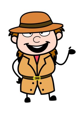 Mutlu Araştırmacı Çizgi Film Çizimleri