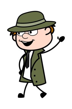 Çizgi film casusu merhaba diyor.