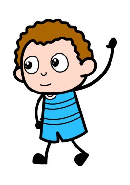 Yükseltilmiş El Çocuk çizgi filmi