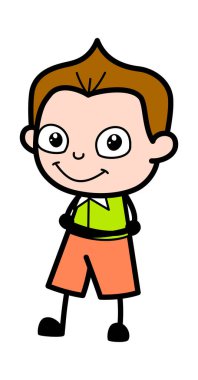 Katlanmış Kollar Öğrenci çizgi filmi