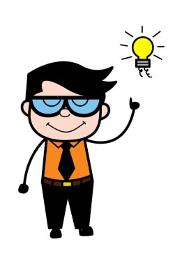 Çizgi film işadamının bir fikri var