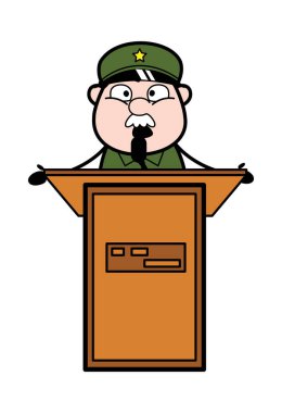 Cratoon Askeri Konuşması Yapıyor