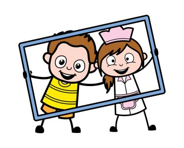 Garsonla karikatür.