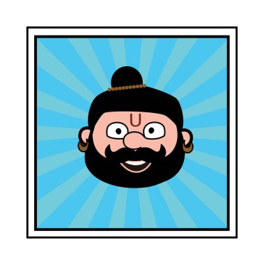 Pandit karikatür yüz çizimi
