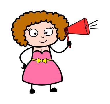 Genç Bayan Çizgi Filmi Loudhailer ile Duyuruyor