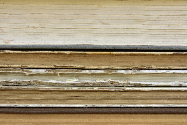 Вінтажний Текстурований Фон Складених Старих Книг — стокове фото