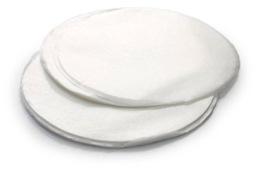 Beyaz arka plan üzerinde izole gofret kağıt