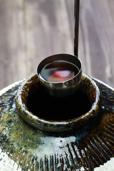 Chinese Shaoxing Rijstwijn Klassieke Keramische Pot — Stockfoto